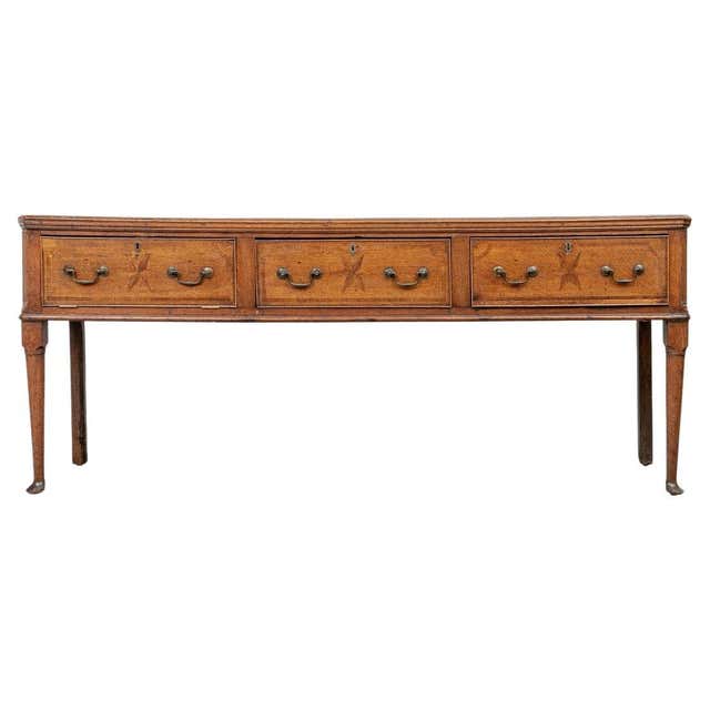 Reproduction Rustic Server Semi Antique Mahogany Server For Sale at 1stDibs