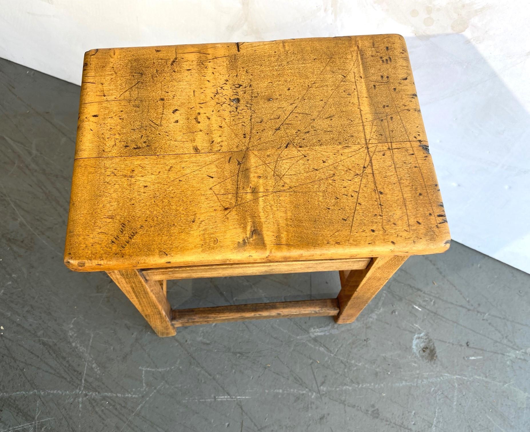 Rustic Stool In Good Condition For Sale In Pomona, CA
