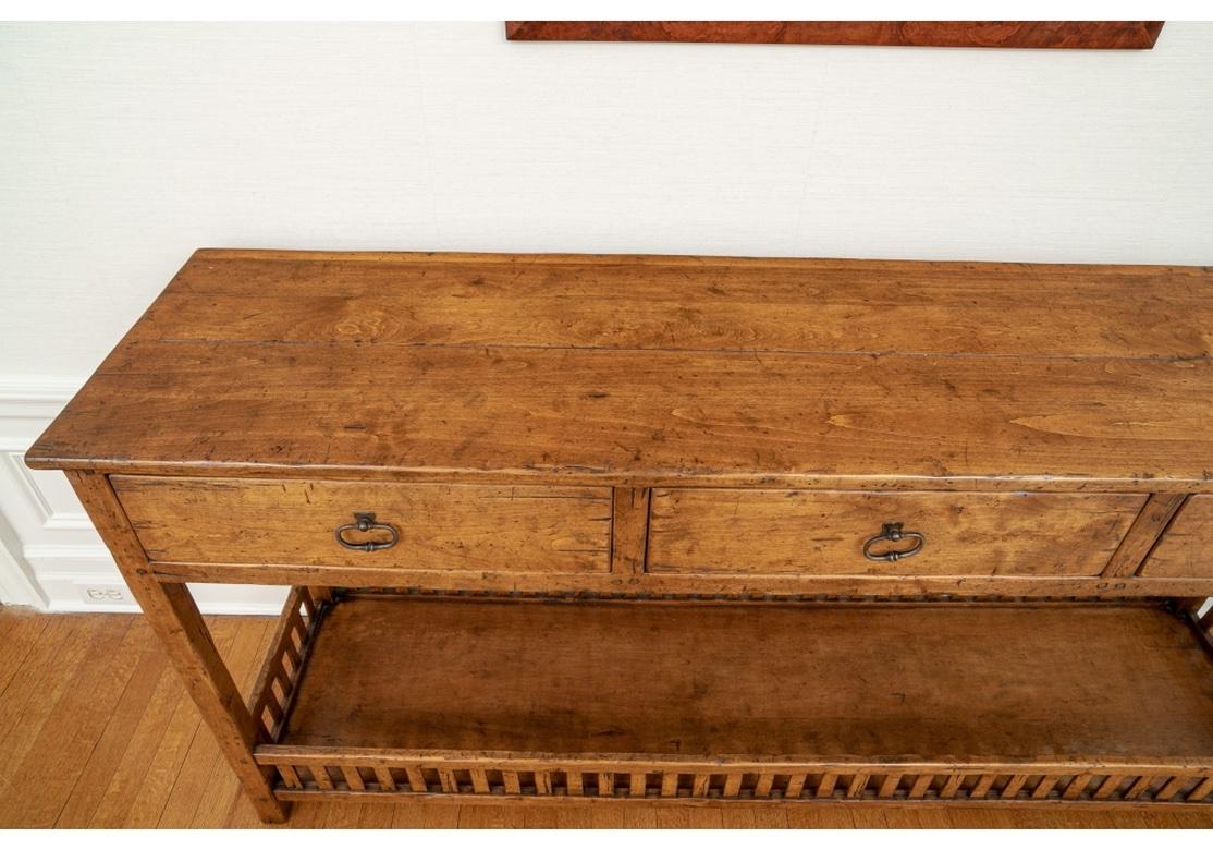 Rustic Style Console Table in Solid Hardwood After Bausman 5