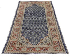 Rustic Style Distressed Turkish Sivas Accent Rug