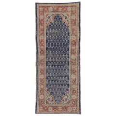 Rustic Style Distressed Turkish Sivas Accent Rug