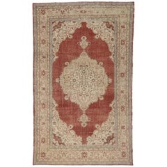Rustic Style Distressed Turkish Sivas Area Rug