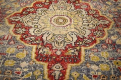 Rustic Style Distressed Vintage Turkish Oushak Rug, Foyer, Kitchen or Entry Rug