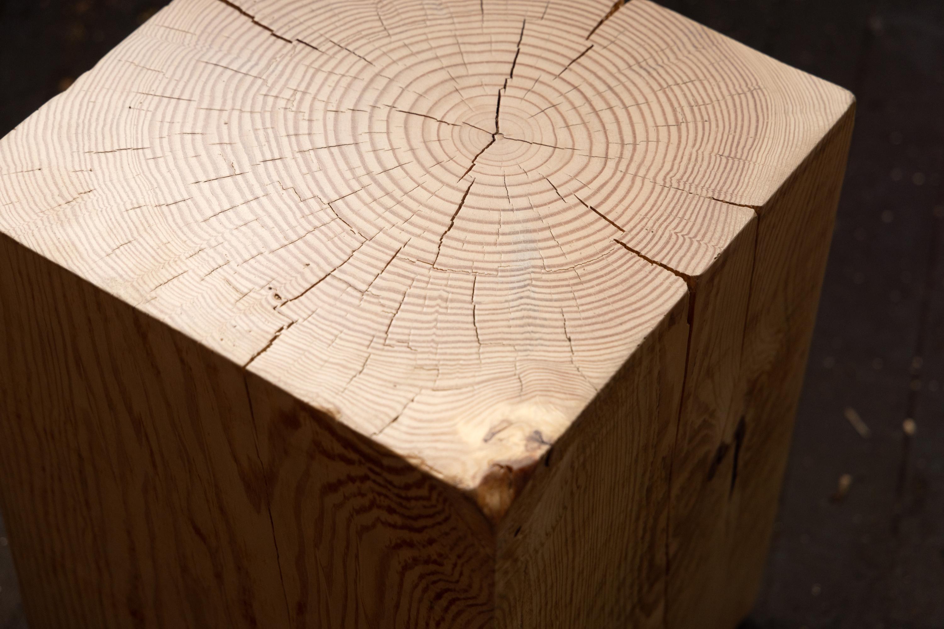 Rustikalen Stil massivem Holz Würfel Seite geborgen Kiefer 15