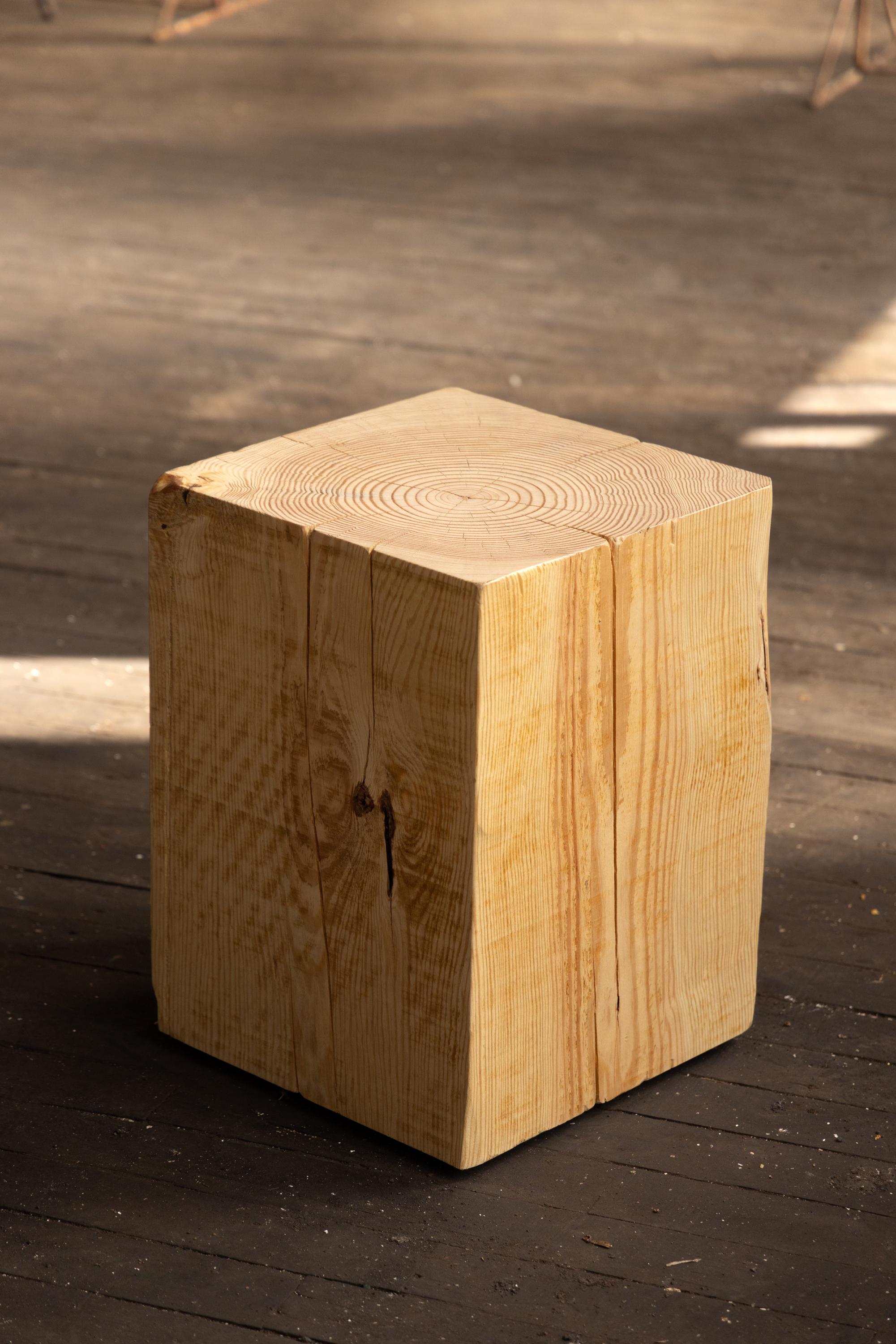 pine wood cube
