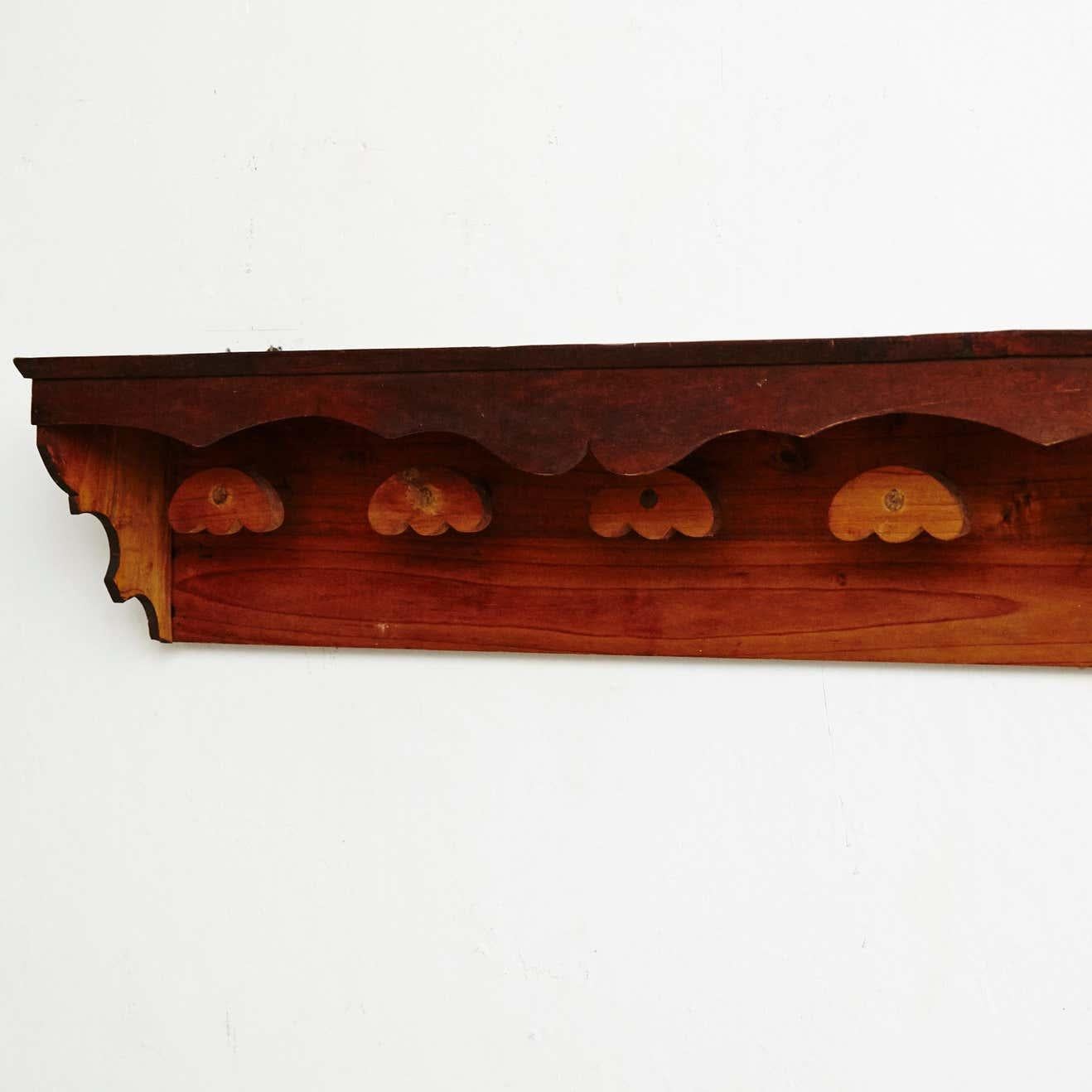 Coat rack designed by unknown designer made in wood circa 1950 in Spain

Wood

In original condition, with minor wear consistent with age and use, preserving a beautiful patina.