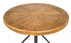 Rustikaler Stil Sunburst End Tisch