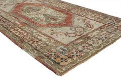 1950's Turkish Oushak Carpet with Traditional Style