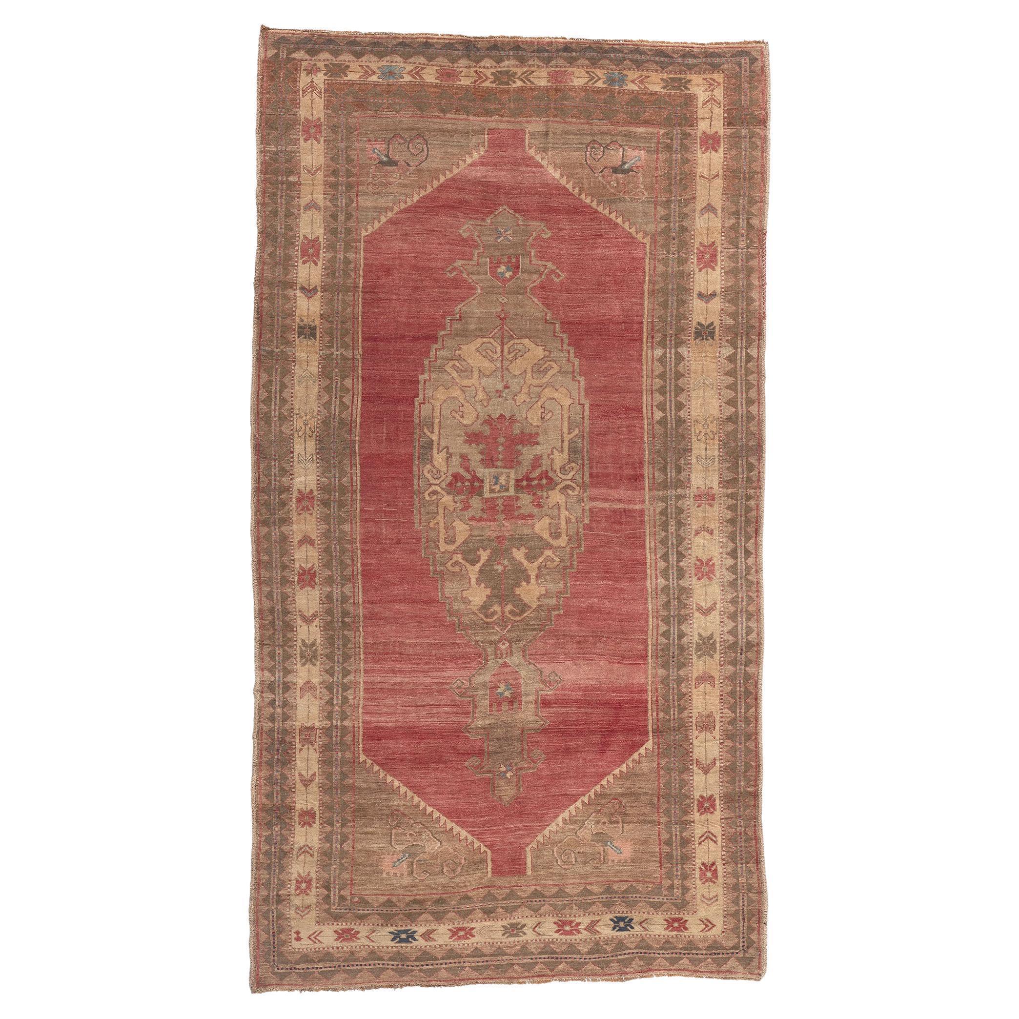 Tapis turc Oushak, l'enchantement tribal rencontre la sensibilité traditionnelle