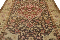 Rustic Style Vintage Turkish Sivas Accent Rug for Kitchen, Foyer or Entry Rug