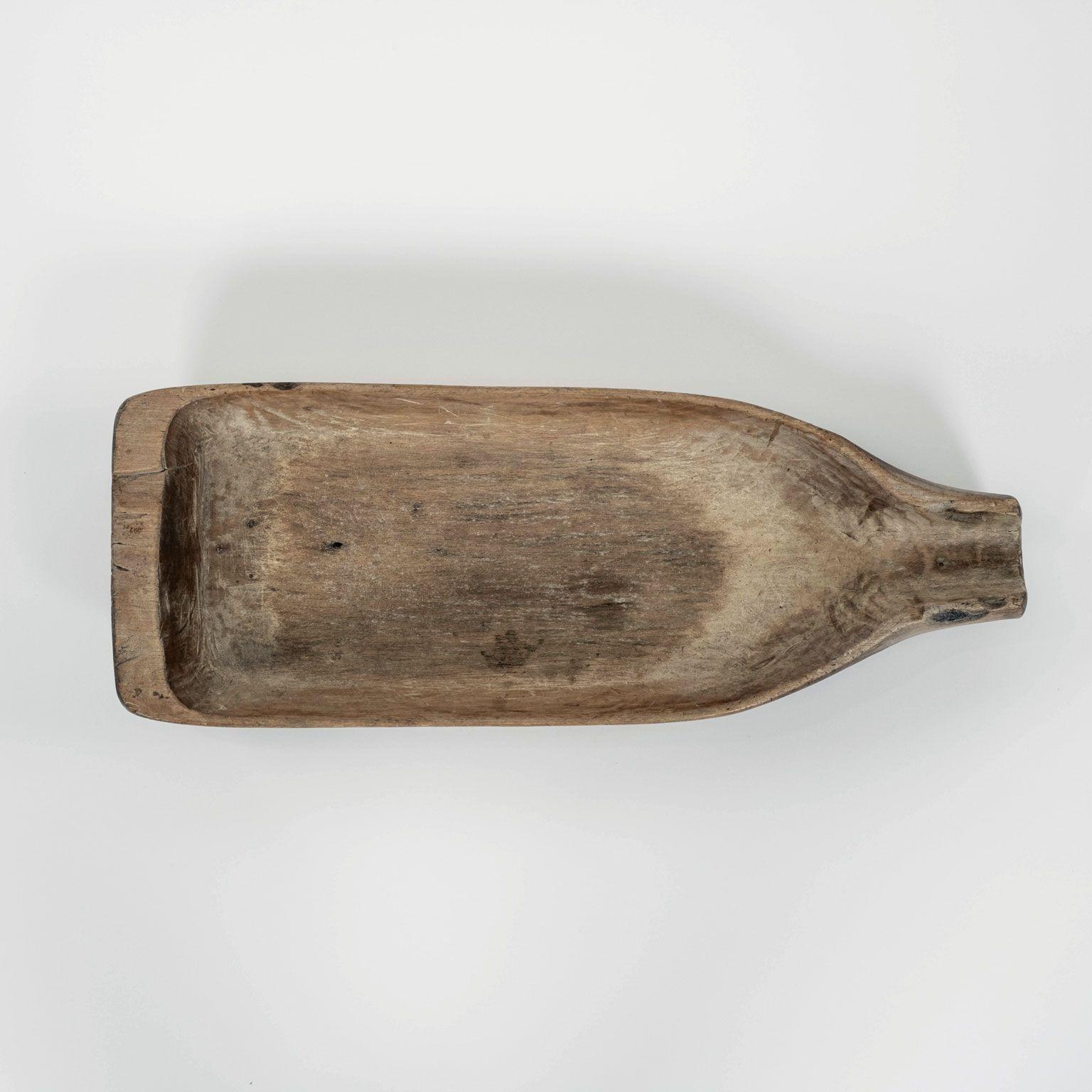 18th Century Rustic Swedish Spouted Salting Trough For Sale