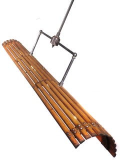 Rustic Tambour Lamps