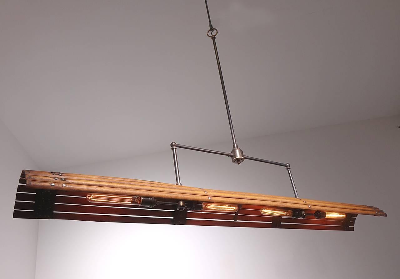 19th Century Rustic Tambour Lamps