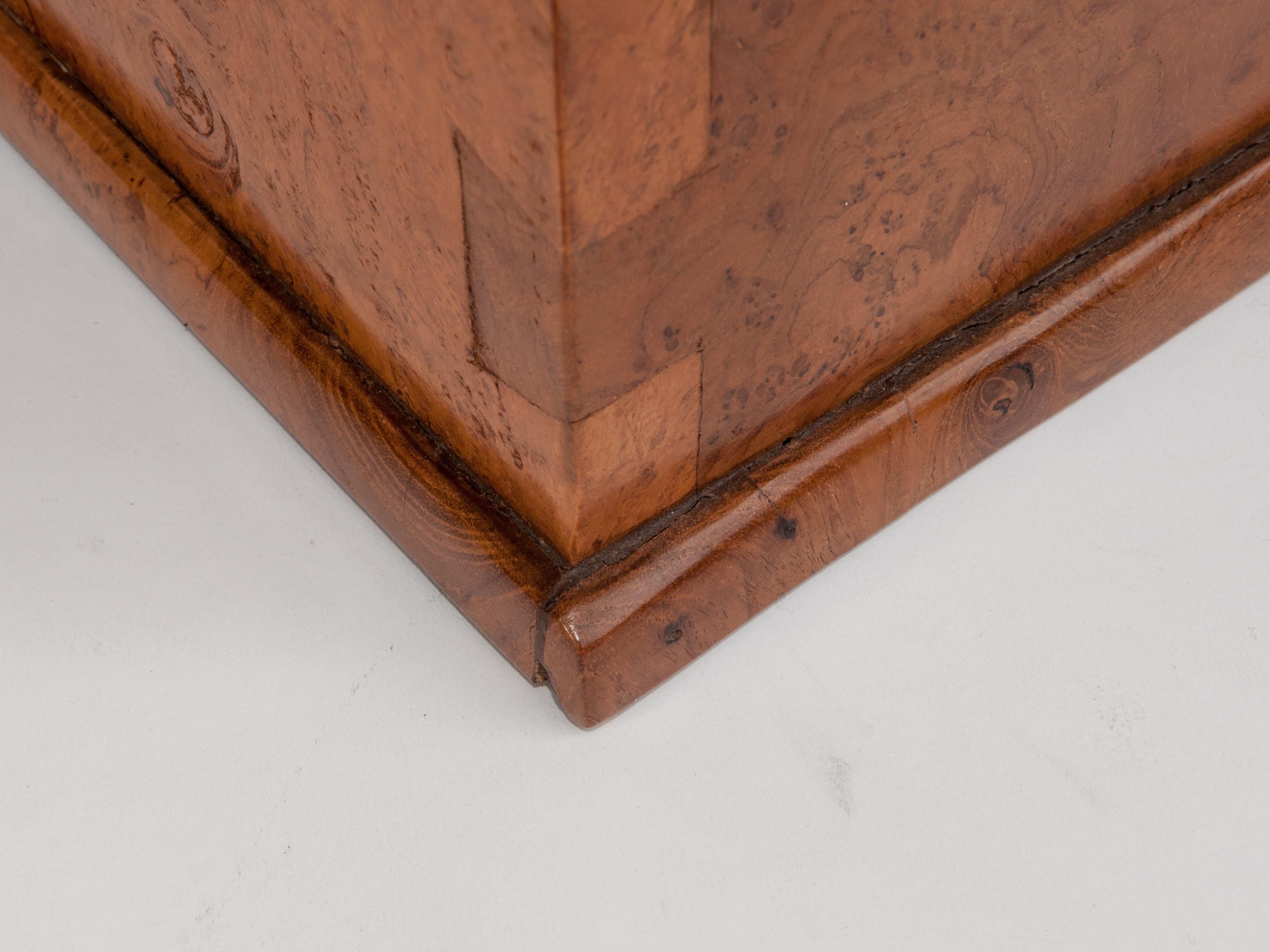 Rustic Teak Burlwood Box, Java, Late 20th Century 3