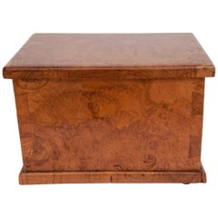 Rustic Teak Burlwood Box, Java, Late 20th Century