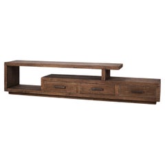 Rustic Teak TV Stand
