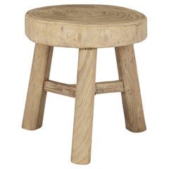 Rustic Three-Legged Side Table