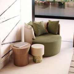 Contemporary Toro Side Tables in Solid Oak, Handcrafted by Stylish Club