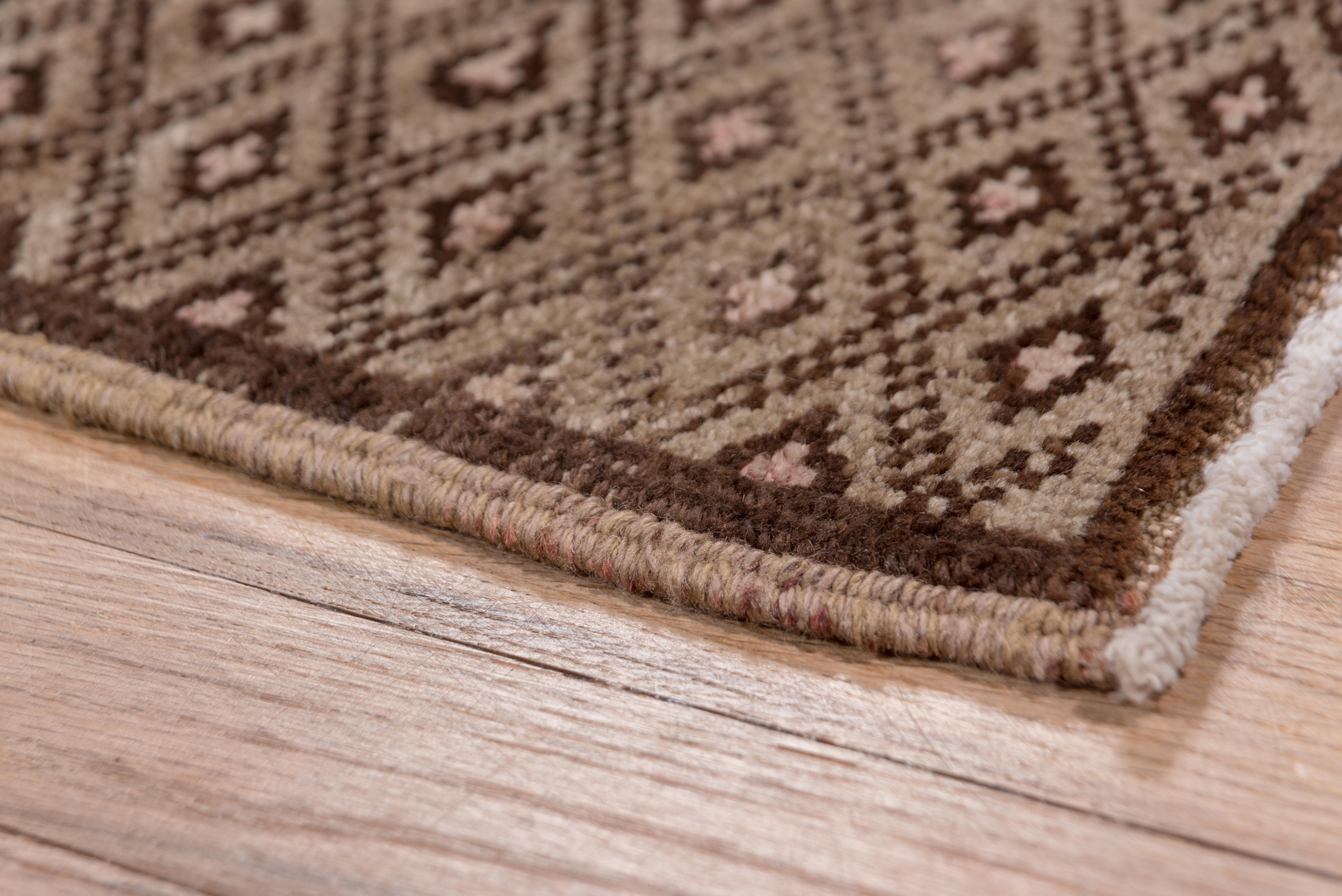 Rustic Transitional Oushak Runner In Good Condition For Sale In New York, NY