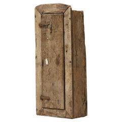 Antique Rustic Travail Populaire Cupboard, France, 18th Century