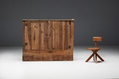 Rustic Travail Populaire Cupboard, France, 19th Century