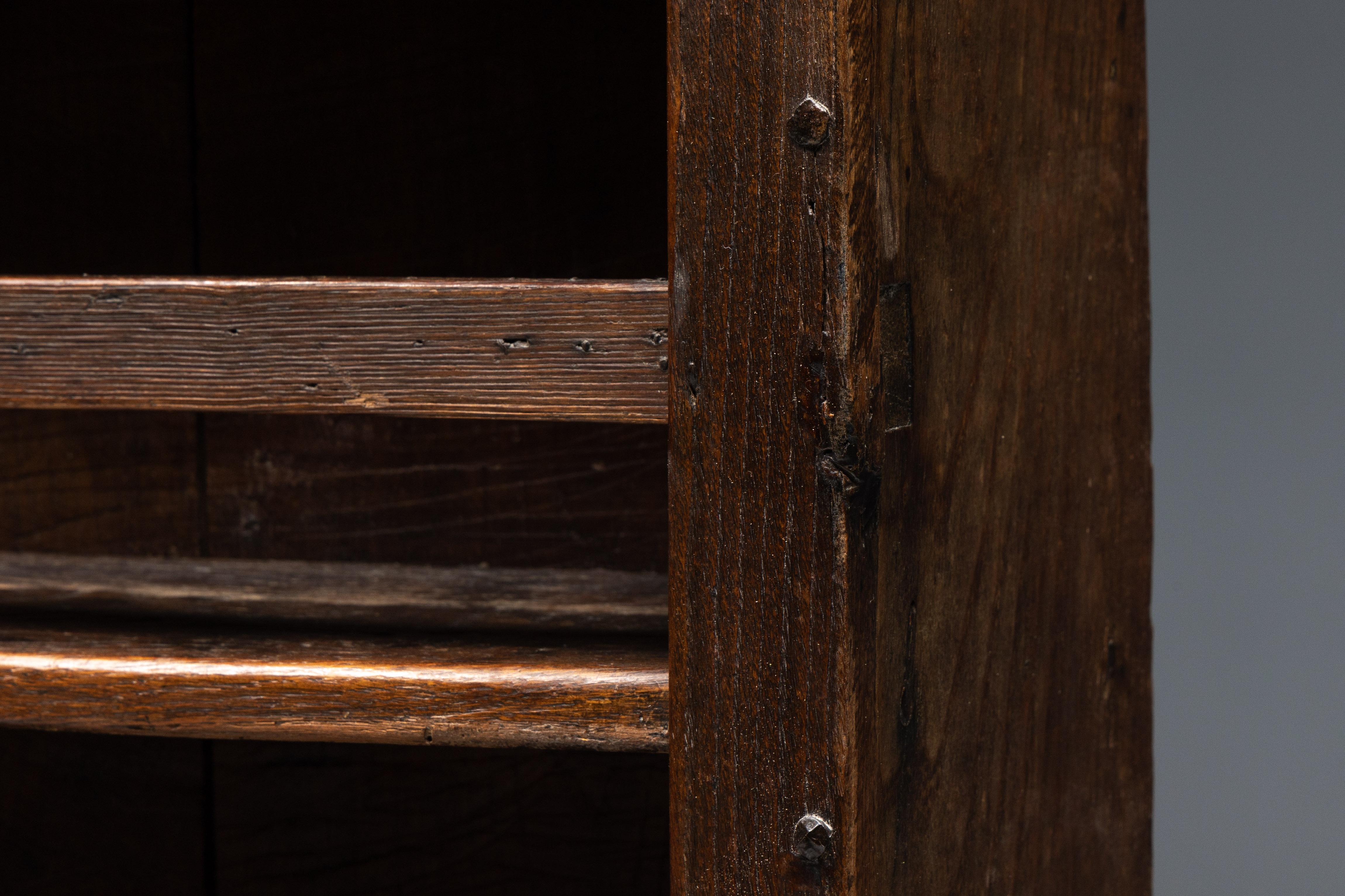 Rustic Travail Populaire Cupboard, France, Early 19th Century For Sale 8