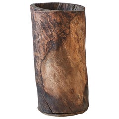 Rustic Tree Trunk Barrel