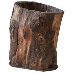 Rustic Tree Trunk Barrel