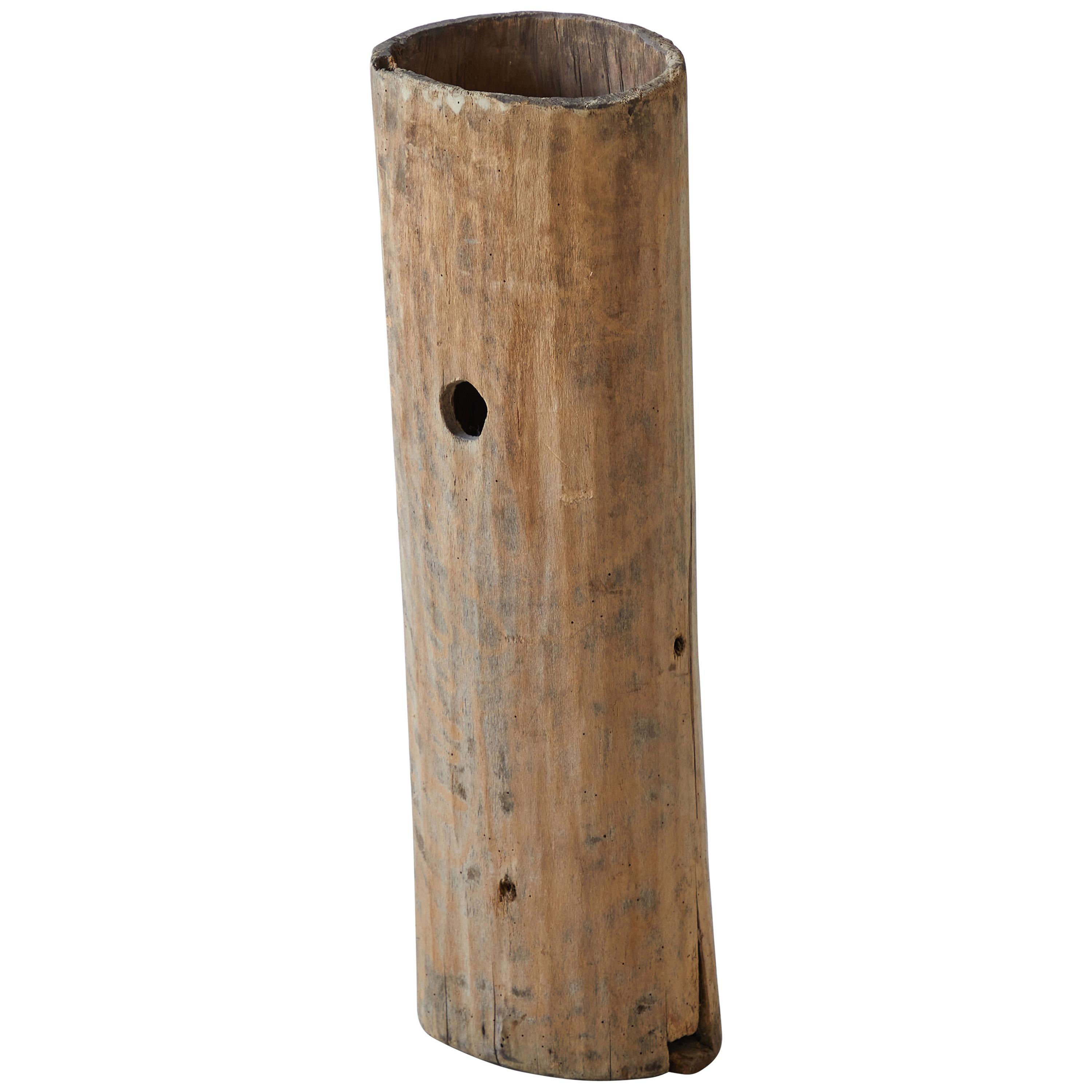 Rustic Tree Trunk Barrel