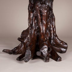 Rustic Tree Trunk Table