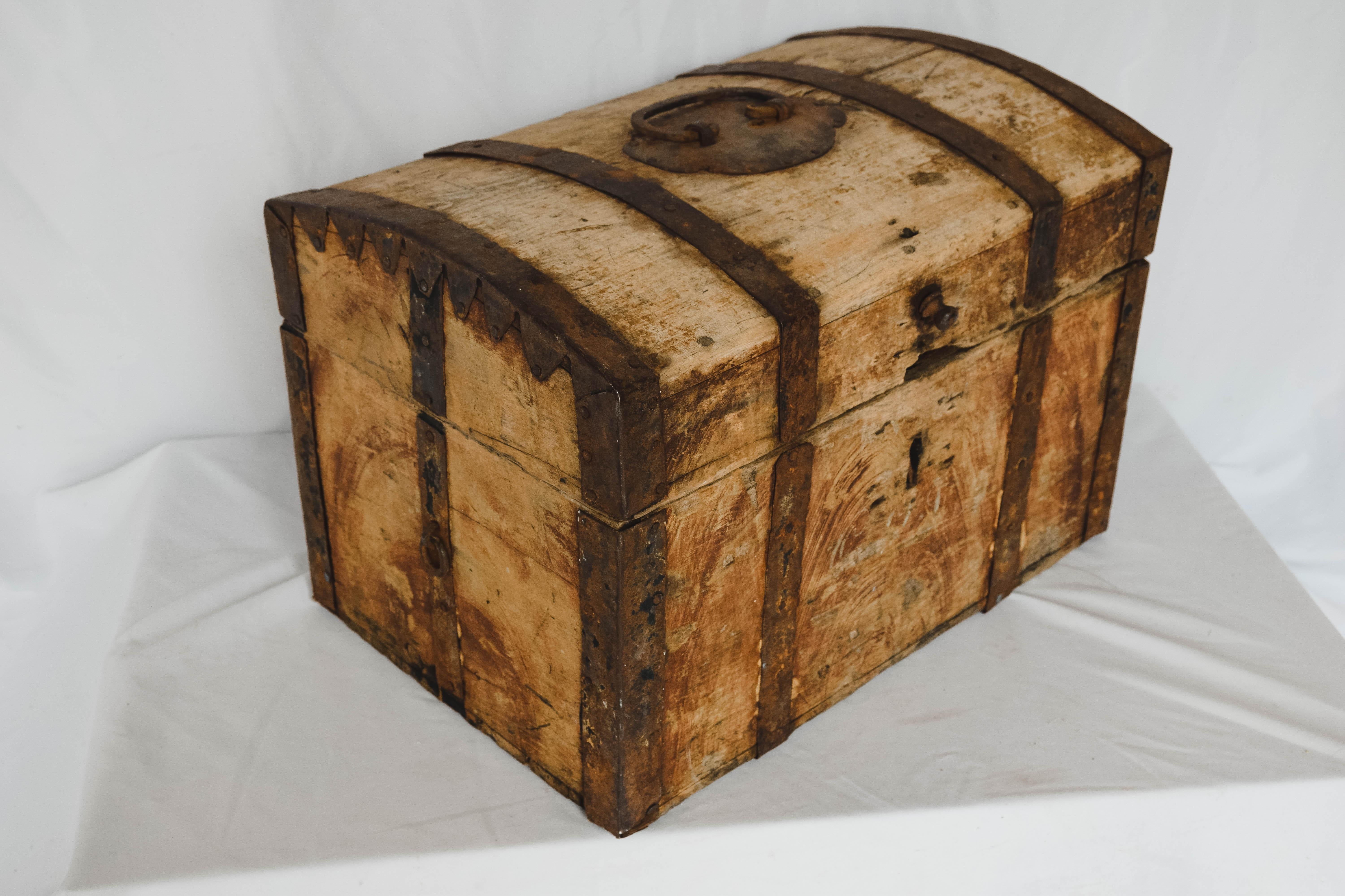 rustic chest trunk
