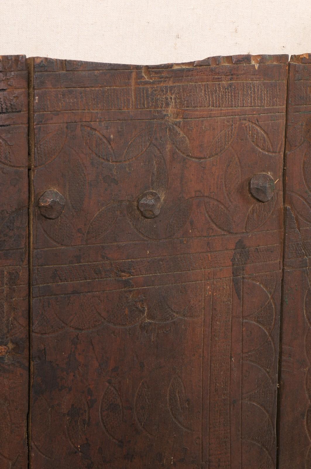 Wood Rustic Turkish 19th C. Door For Sale