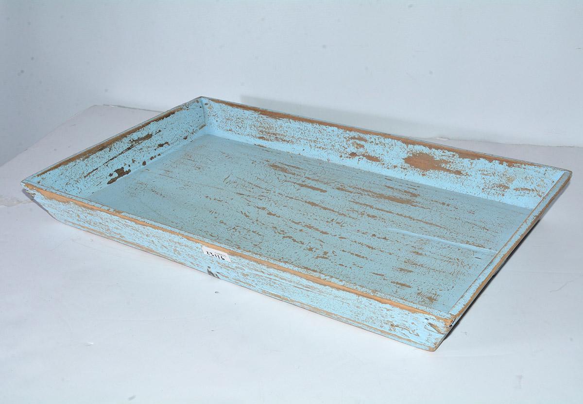 The vintage Chinese serving tray refreshed with new paint brings timeless appeal to modern interiors as a sculptural object, coffee table catch-all or serving platter.