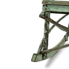 Rustic Twig and Bentwood Rocking Chair