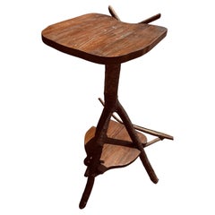 Rustic Twig Stick Branch Handmade Guitar Stand Holder Table Adirondack Cabin