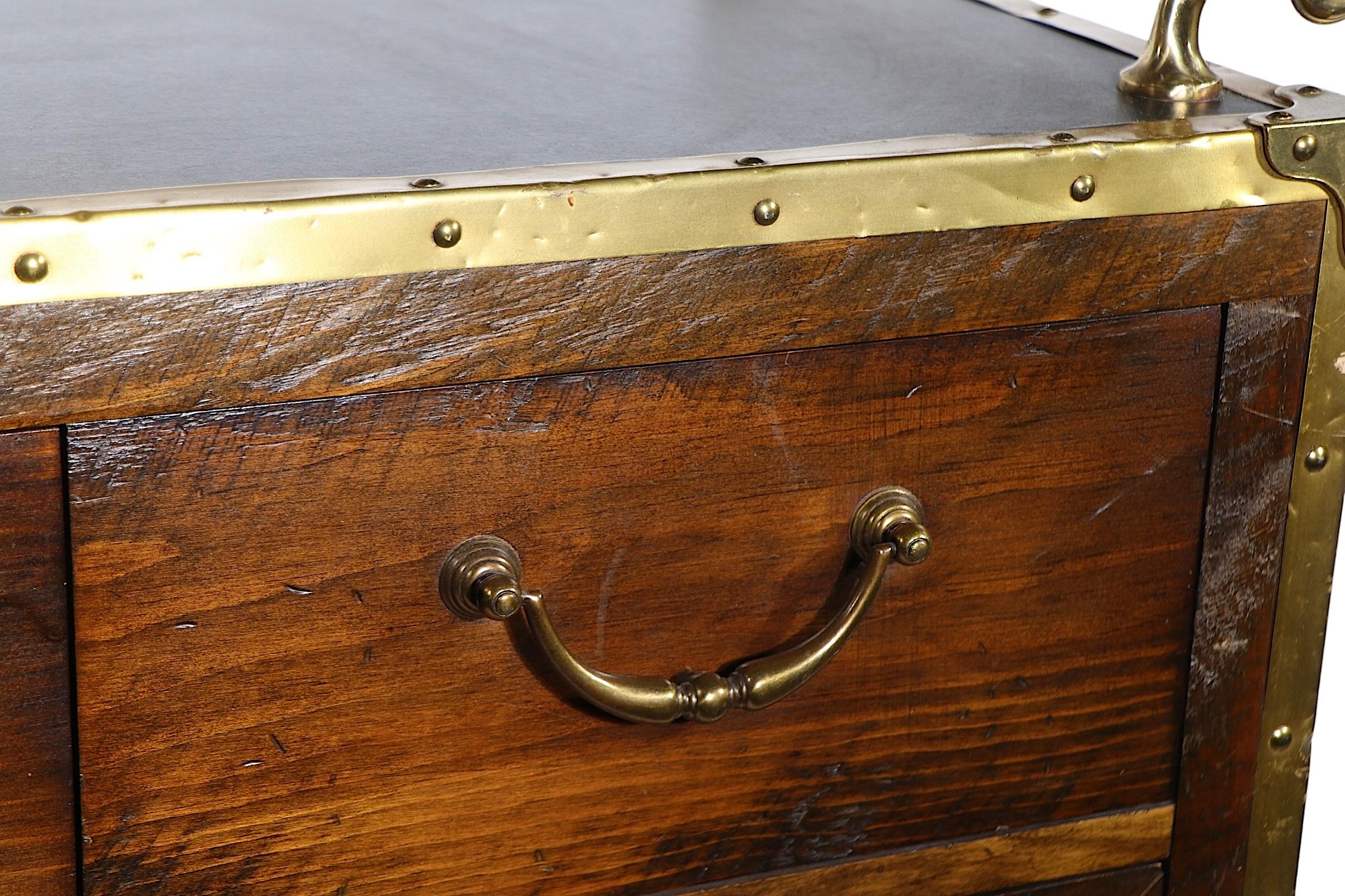 Rustic Two Door Dry Bar by Habersham Furniture c. 1990's For Sale 13