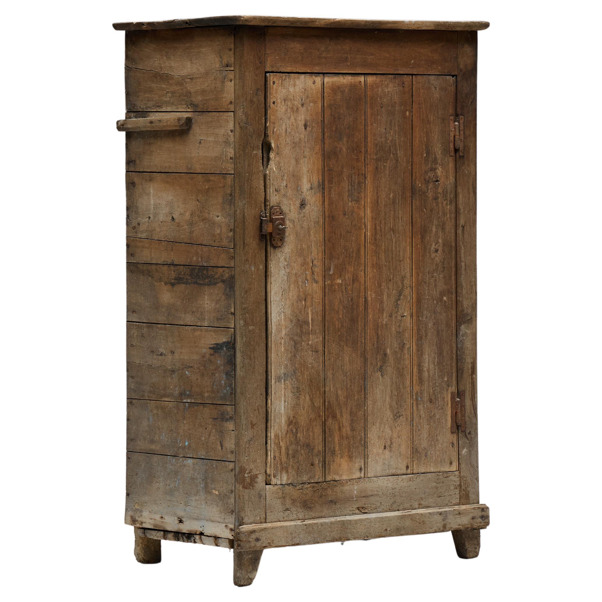 Rustic Vernacular Cabinet, France, 19th Century