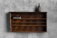 Rustic Vernacular Wall Shelf, France, 19th Century