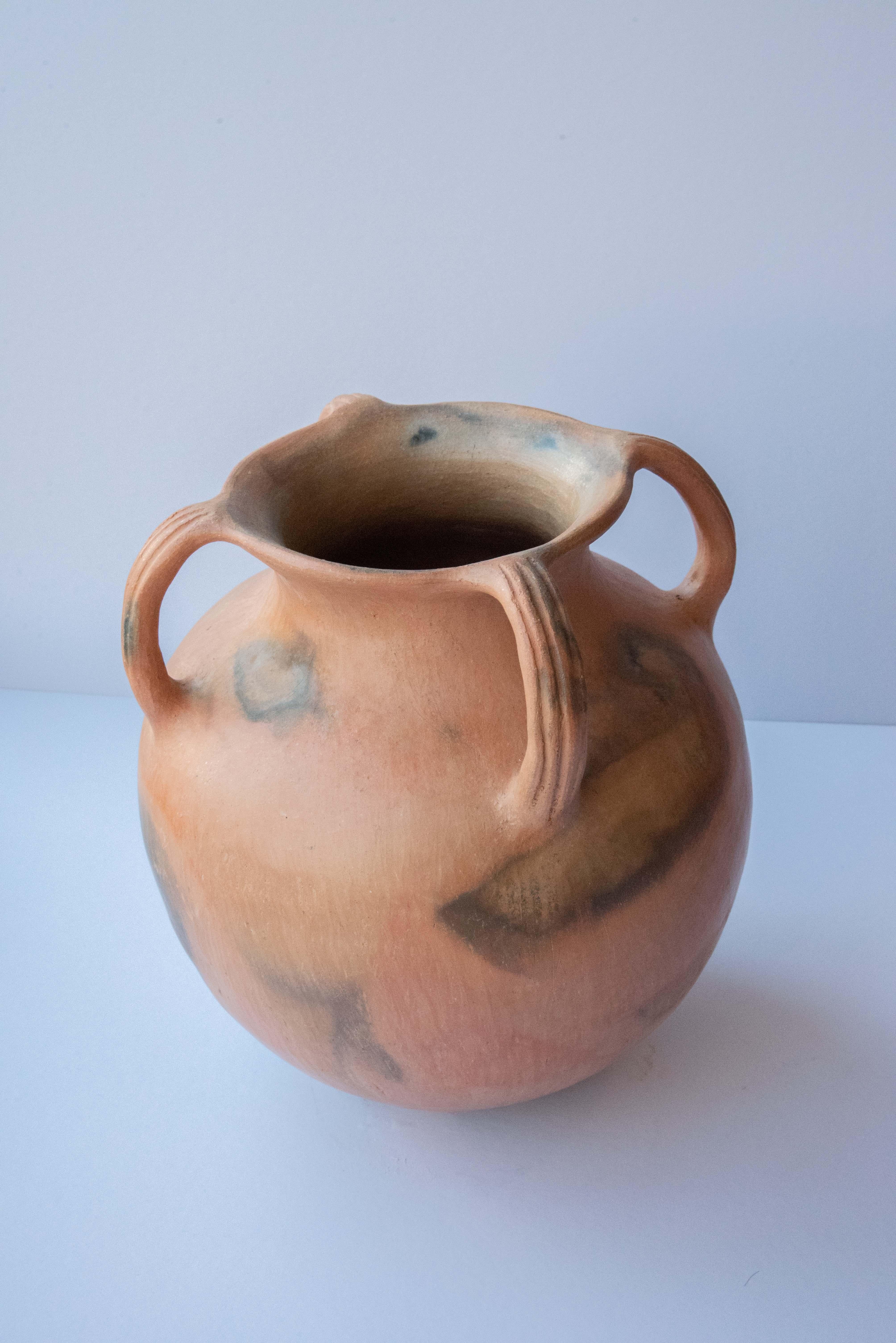 Hand-Crafted Rustic Vessel Mexican Terracotta Natural Clay Handmade in Oaxaca Ceramic