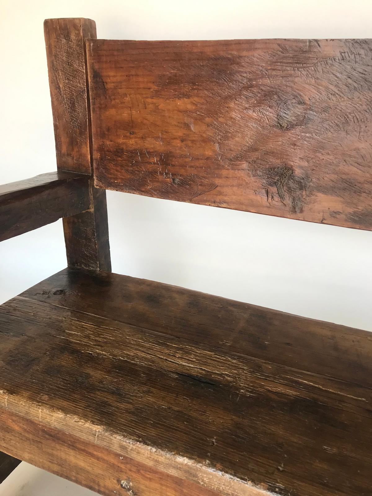 Wood Rustic Vintage Chajul Bench