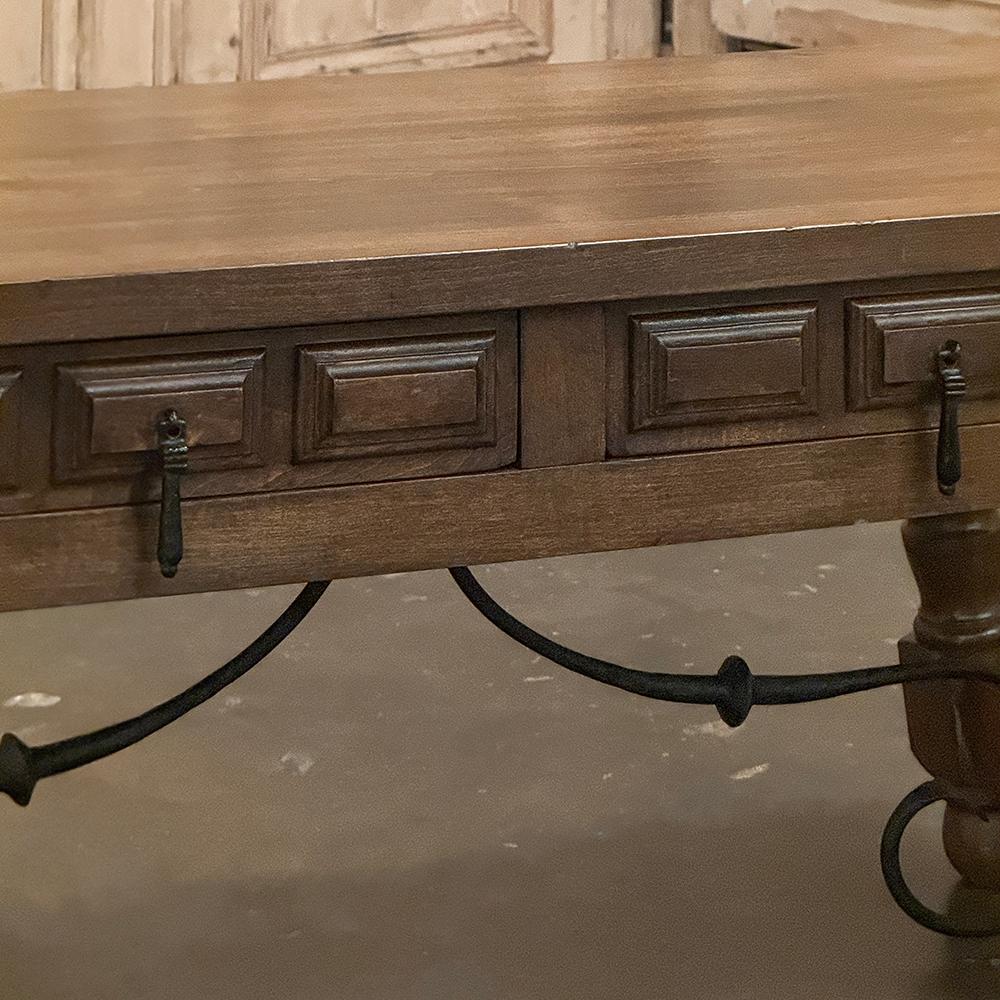 Rustic Vintage Spanish Colonial Coffee Table For Sale 4