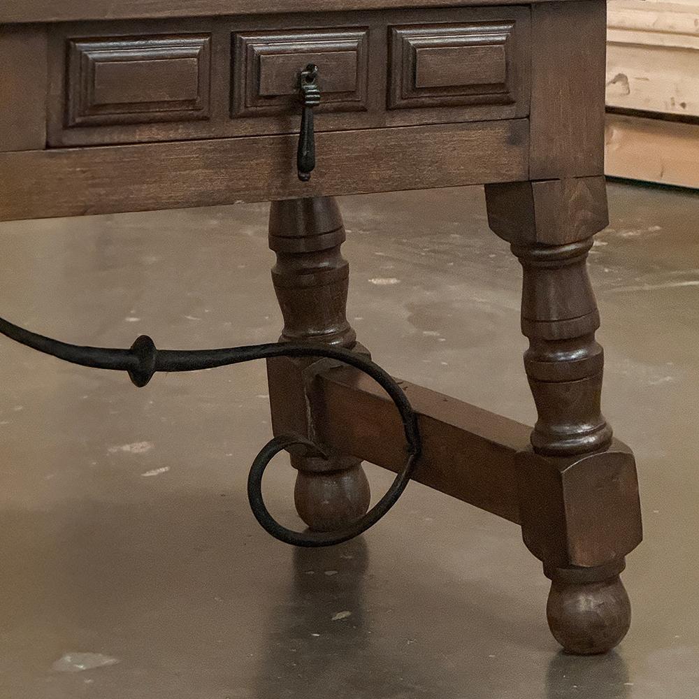 Rustic Vintage Spanish Colonial Coffee Table For Sale 6