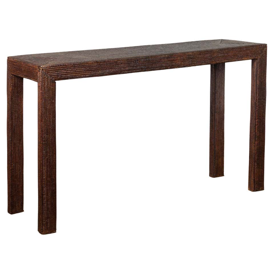 Woven Rattan Monkey Console Table by Mario Lopez Torres at 1stDibs ...