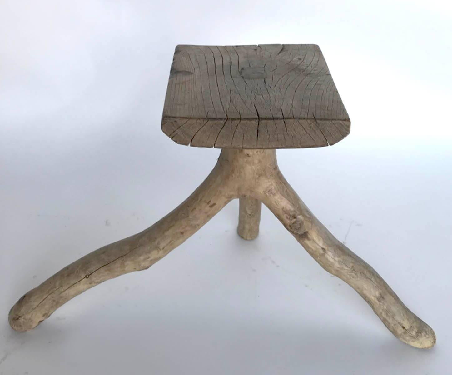 vintage three legged stool