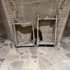 Rustic Vintage Two Wooden Adobe Brick Forms