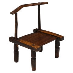 Rustic Wabi-Sabi Arm Chair, Patina, Craftsmanship, 1890's