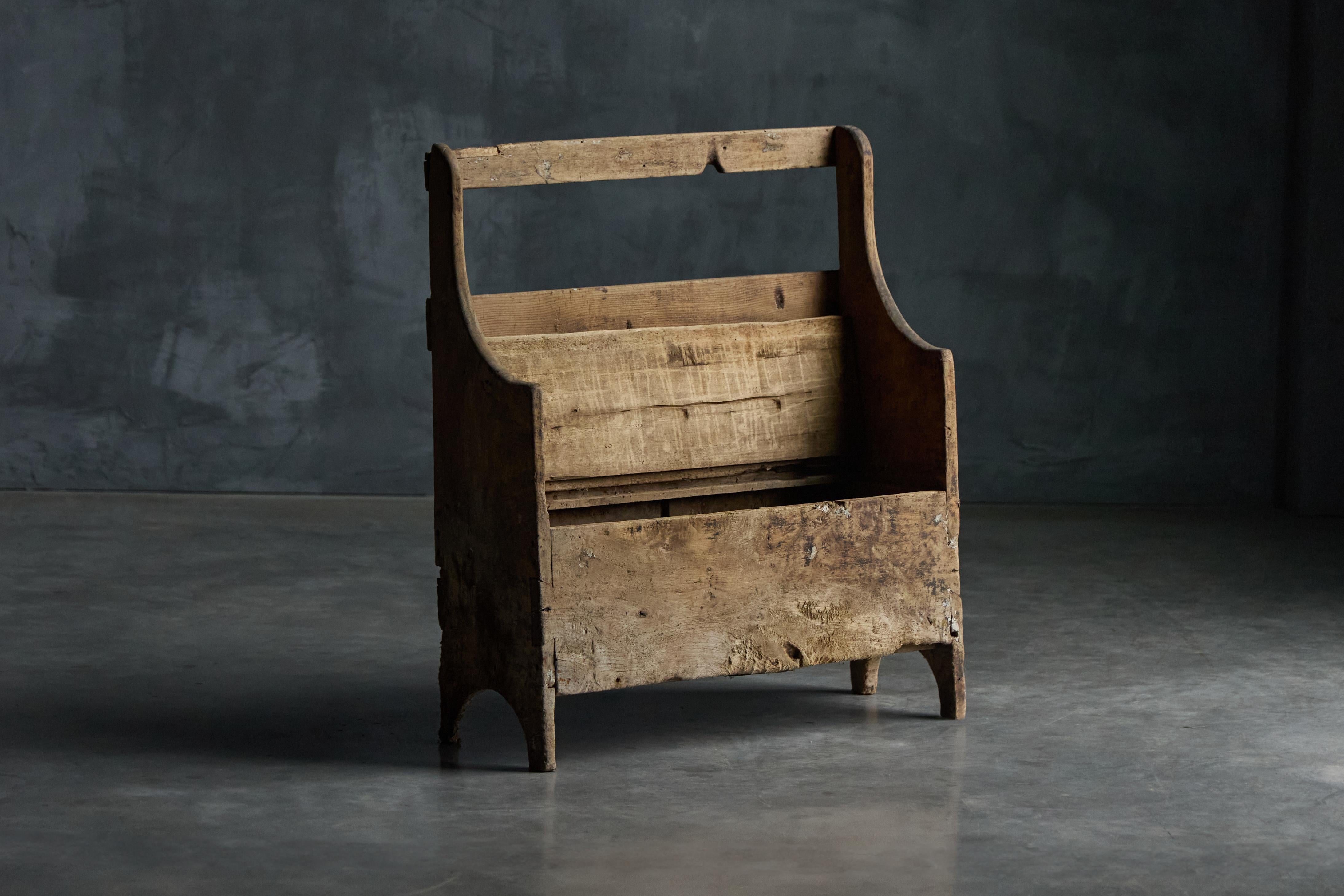 Français Banc rustique Wabi Sabi, France, 19ème siècle en vente