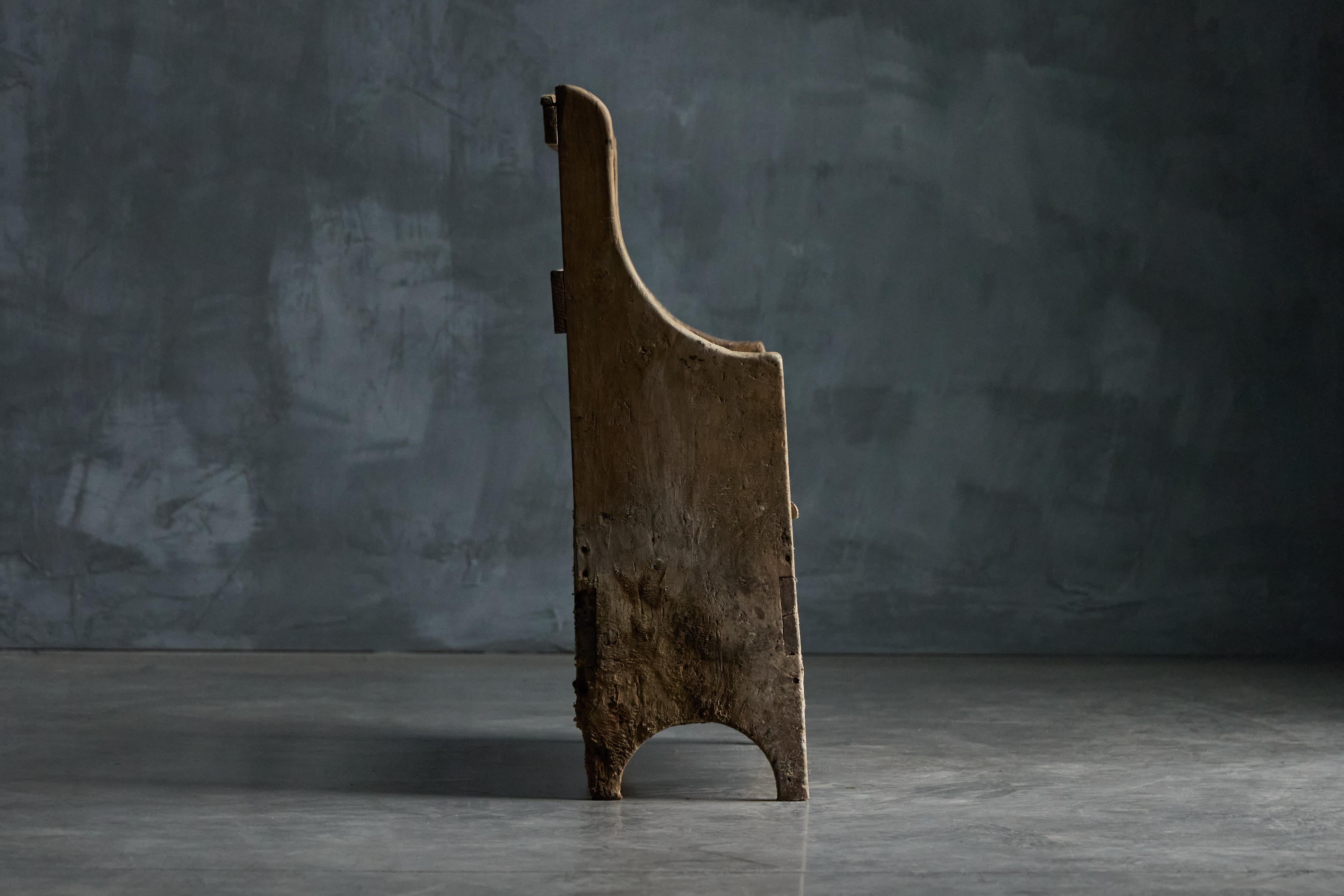 Banc rustique Wabi Sabi, France, 19ème siècle en vente 1