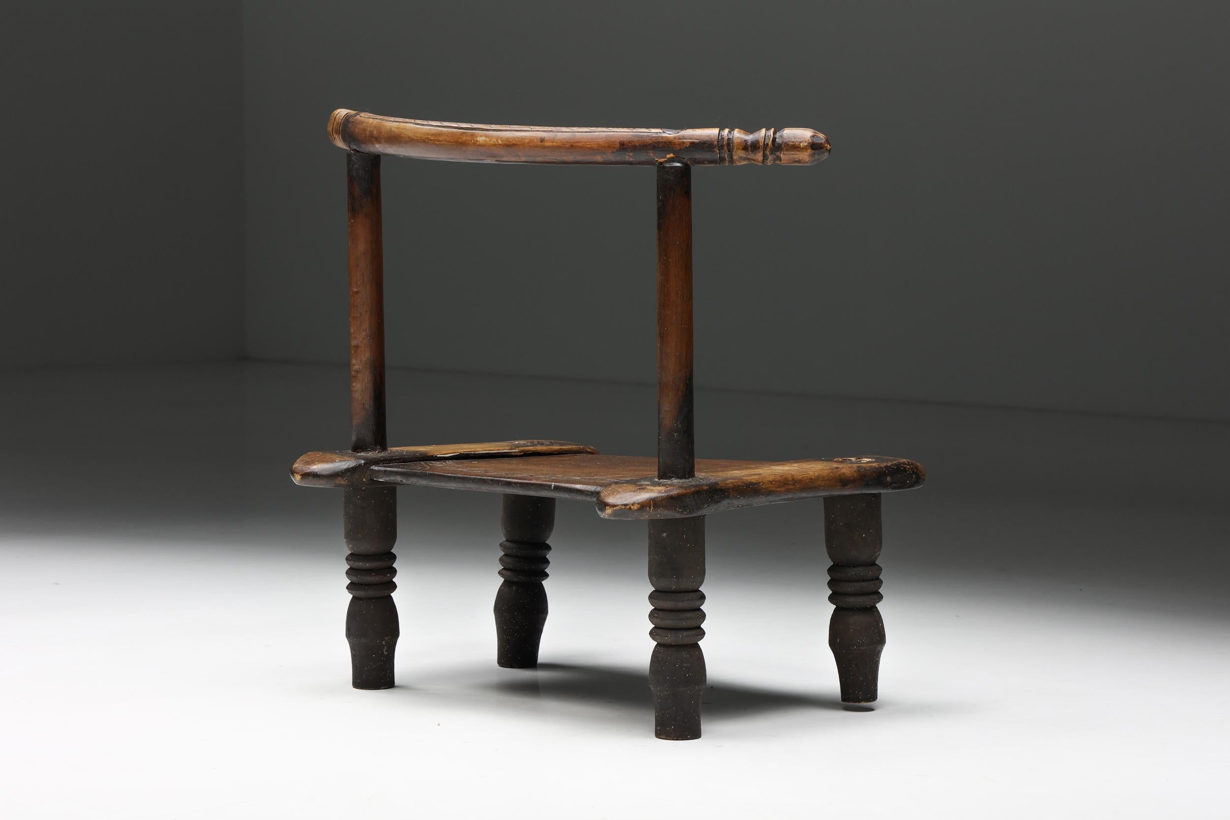 Rustic Wabi-Sabi Chair, France, 20th Century In Good Condition For Sale In Antwerp, BE