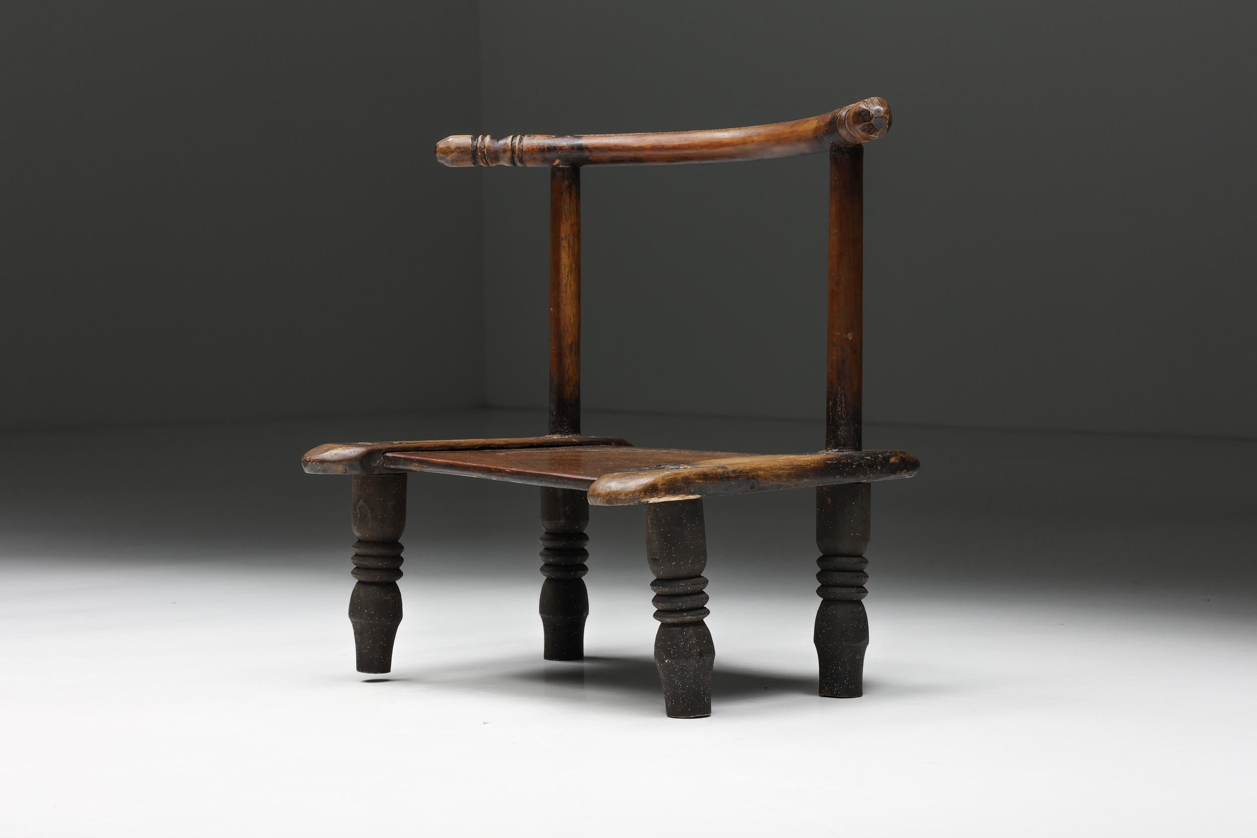 Rustic Wabi-Sabi Chair, France, 20th Century For Sale 2